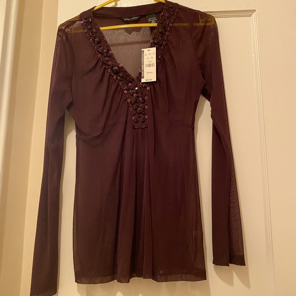 NWT Vintage NY & Company Blouse